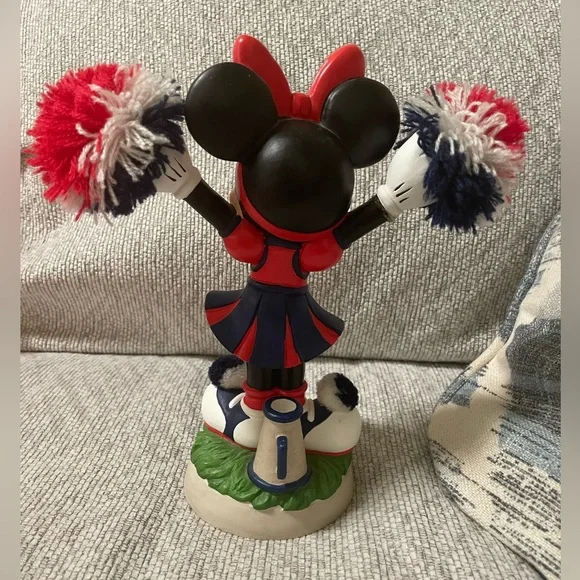 ✨Vintage Collectable Disney World Ceramic Minnie Mouse Cheerleader Bobble Head - Picture 5 of 9